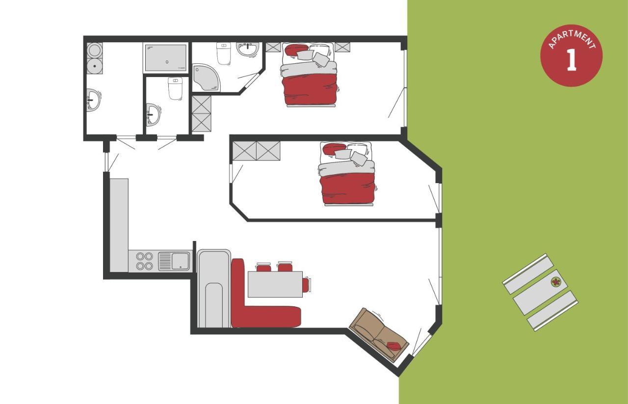 Peil Highend-Basic Apartments San Candido Habitación foto